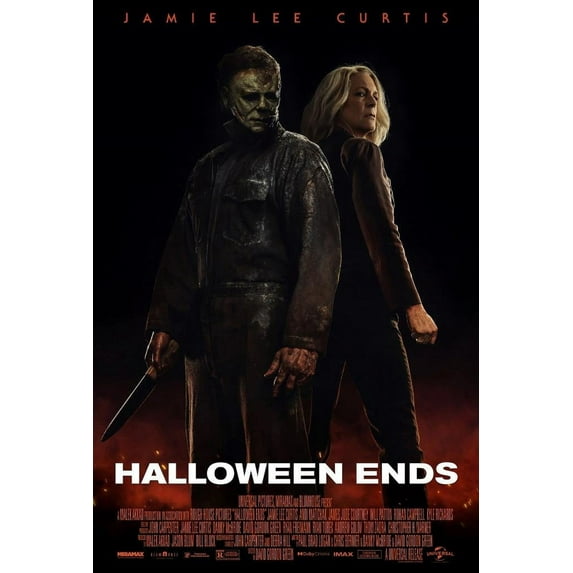 Halloween Ends Movie Poster Quality Glossy Print Photo Wall Art Jamie Lee Curtis Michael Myers Sizes Available 8x10 11x17 16x20 22x28 24x36 27x40 #1 (11x17)