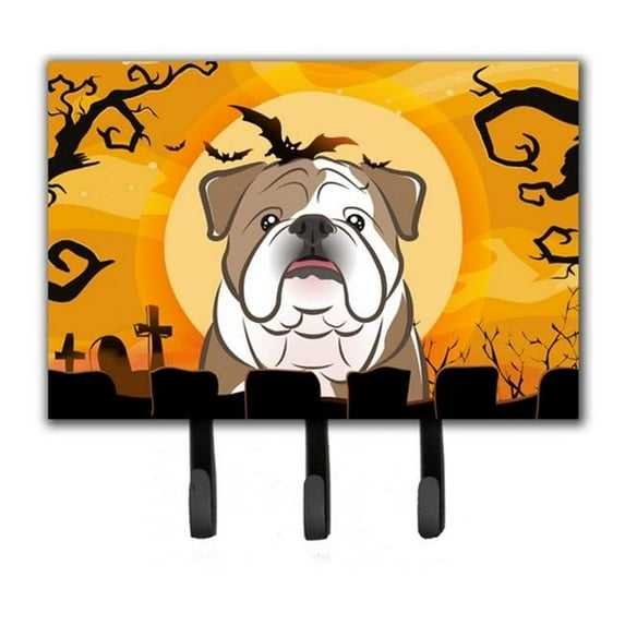 Halloween English Bulldog Leash & Key Holder