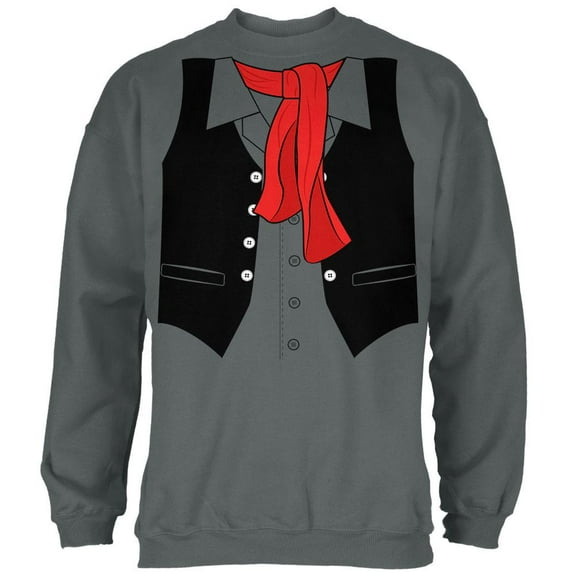 Halloween English Chimney Sweep Costume Mens Sweatshirt Charcoal LG