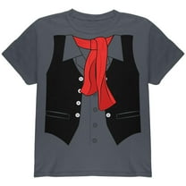 Halloween English Chimney Sweep Costume Youth T Shirt Charcoal Youth X-SM