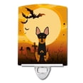 thumbnail image 1 of Caroline's Treasures BB4375CNL Halloween English Toy Terrier Ceramic Night Light, 6x4x3", multicolor, 1 of 2