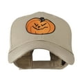thumbnail image 1 of Halloween Evil Jack O Lantern Embroidered Cap - Khaki OSFM, 1 of 5