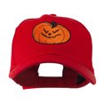 thumbnail image 1 of Halloween Evil Jack O Lantern Embroidered Cap - Red OSFM, 1 of 5