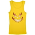 thumbnail image 1 of Halloween Evil Jack-O-Lantern Pumpkin Youth Girls Tank Top Yellow YLG, 1 of 1