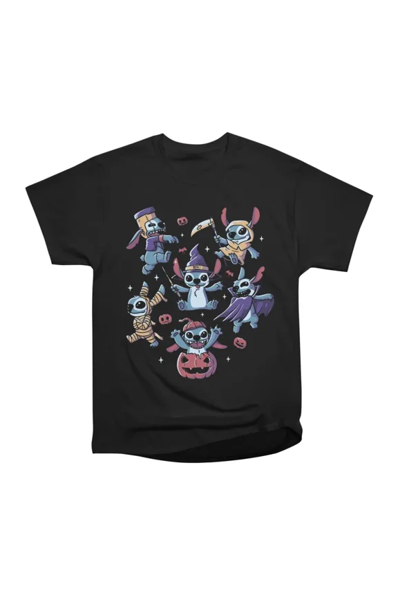 Halloween Experiments Cute Spooky Aliens Gift T-Shirt Tee Gift For Him Merch For Her Appar