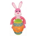 thumbnail image 1 of Halloween Express 4 ft Inflatable Easter Bunny with Egg Decoration, 1 of 2