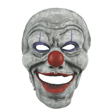 Clown Adult Halloween Mask with Wig - Walmart.com