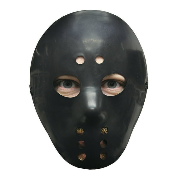 Halloween Express Kids' Black Hockey Mask, 1 Piece