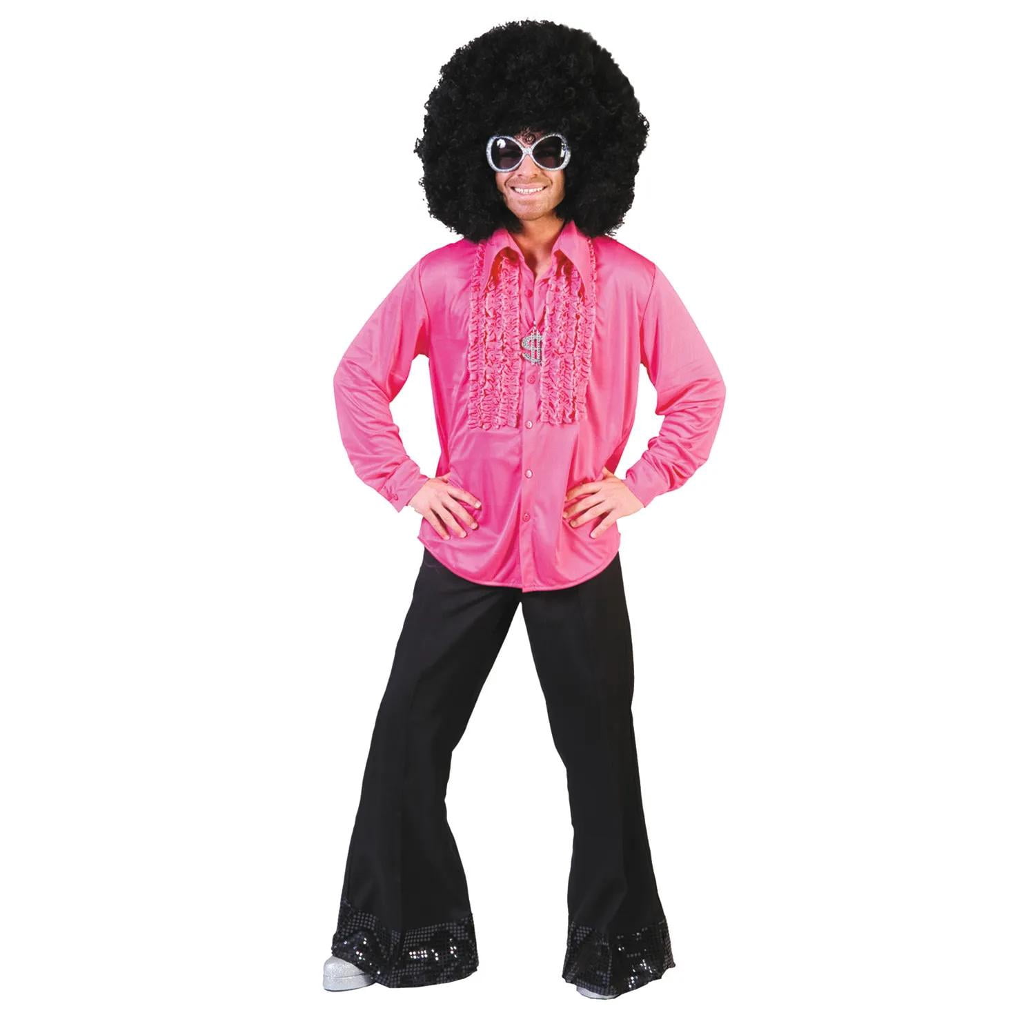 Saturday Night Halloween Adult Pink Shirt