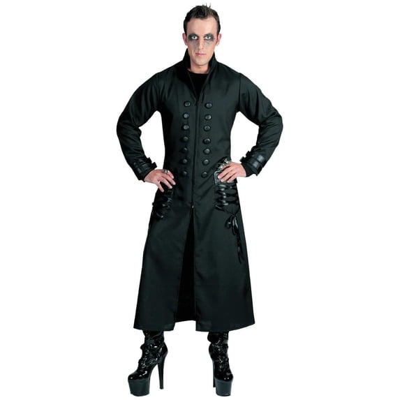 Halloween Express Men's Goth Trench Coat Costume - Size Large