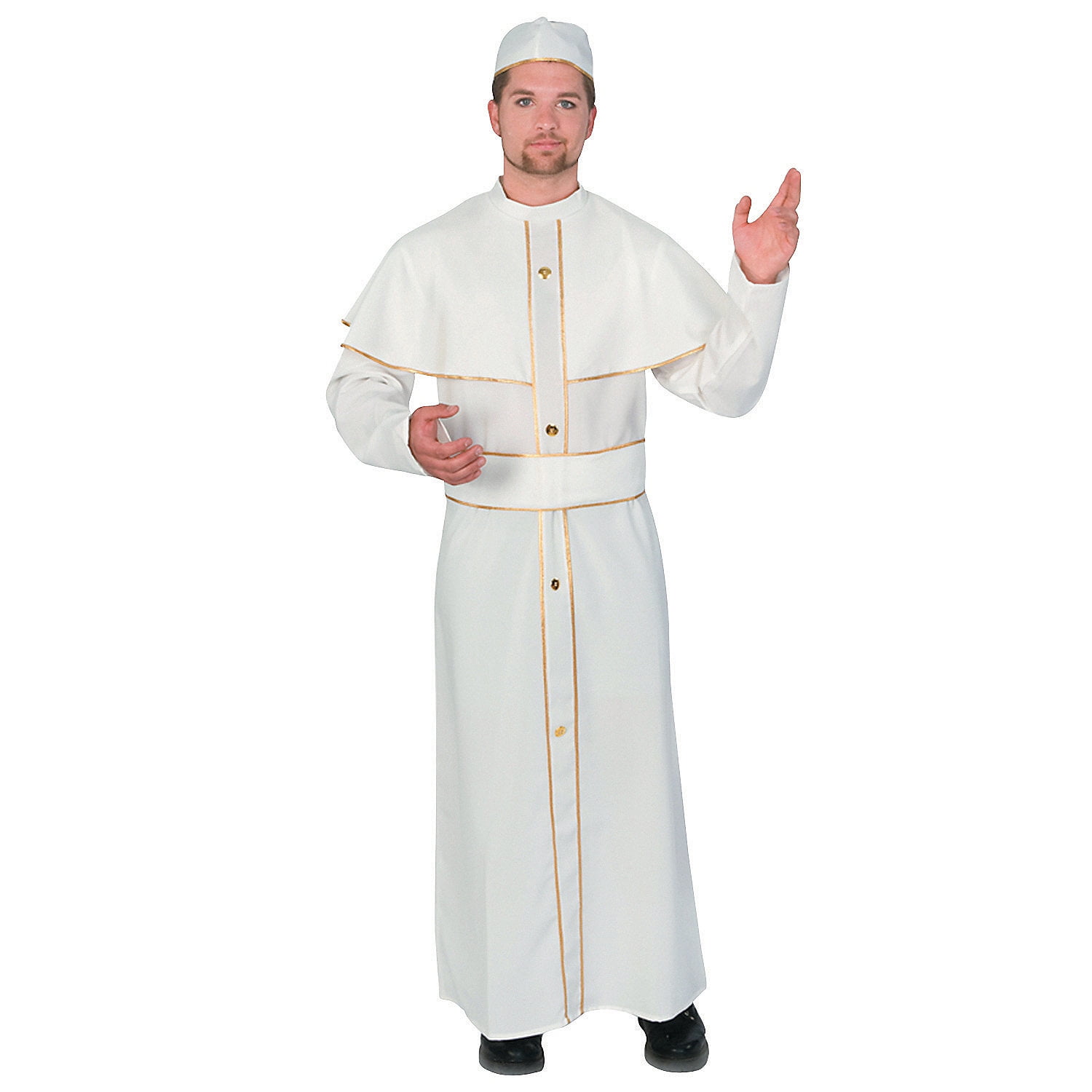 Halloween Express Men's Holy Pope Robe Costume One Size Fits Most