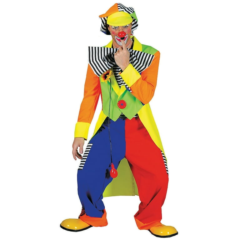 Clown Tailcoat + Trousers Male Costume Clown Tailcoat + Trousers Male Costume