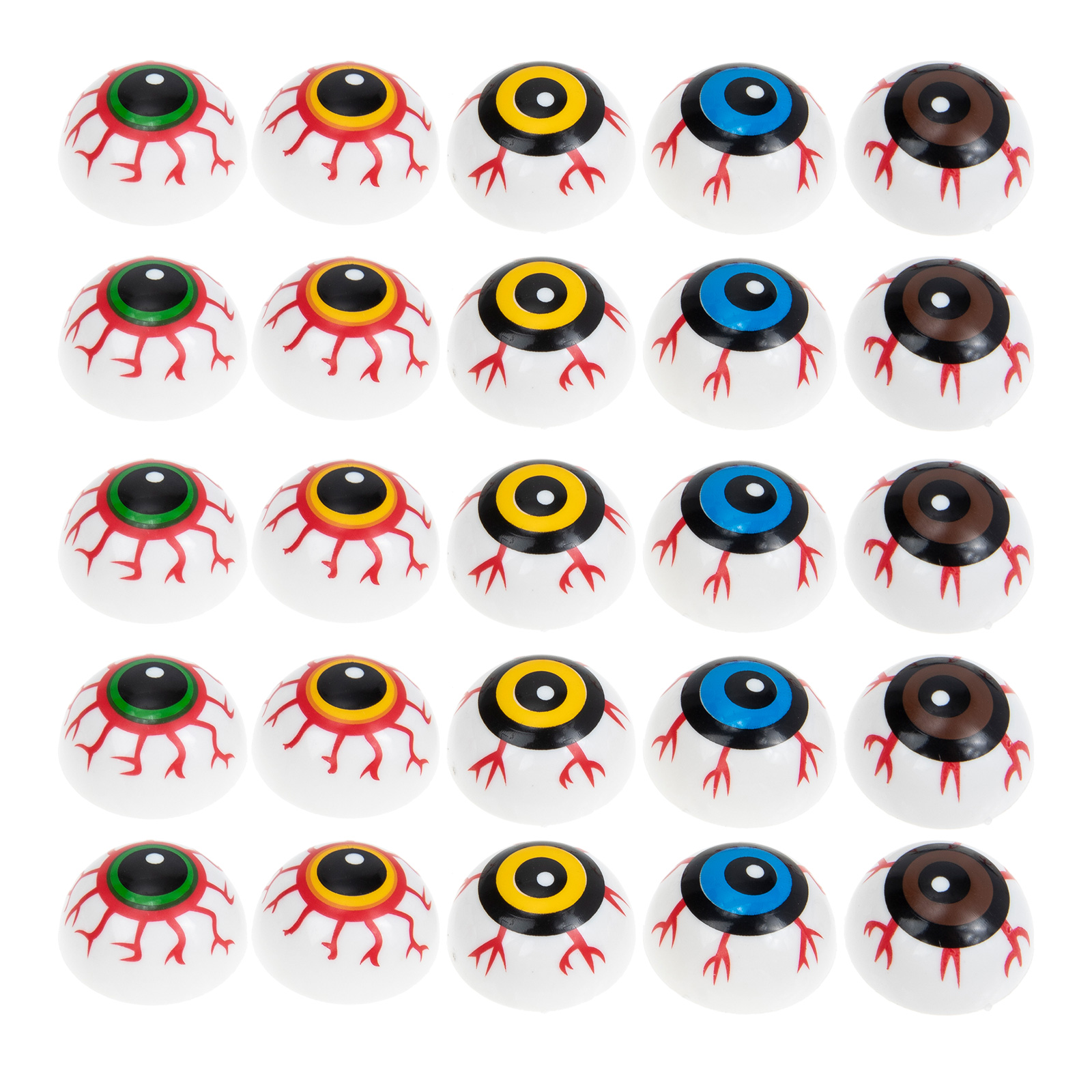 Halloween Eyeball Decor Plastic Eyeballs Prop Fake Half Household