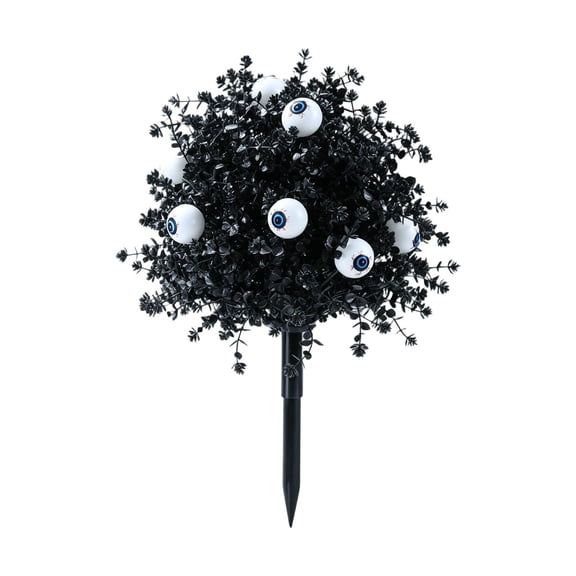 Halloween Eyeball Faux Foliage Garden Stake Seasonal Ground Insert For Yard Patio Entryway Home Decoration(Style D-60cm)