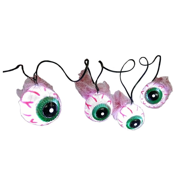 Halloween Eyeball Musical String Lights Set 8 ct