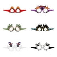 thumbnail image 1 of Halloween Eyeglasses 6 PCS - Novelty Paper Toy Glasses with Pumpkin, Spider Web, Ghost, Bat, Skull Designs for Party Favors, & Decorations for Kids Adults, 1 of 6