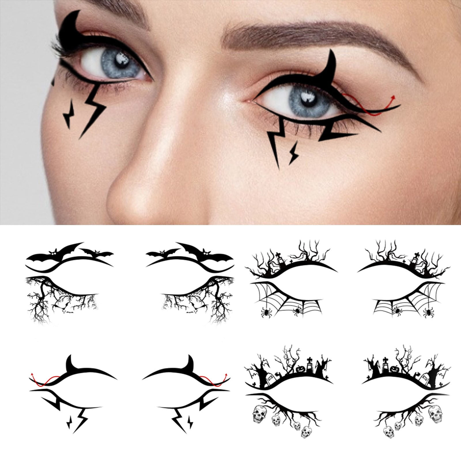 Artistic Eye Stickers For Fashionable Eyeliner Decoration And