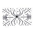 thumbnail image 1 of Halloween Face Black Rhinestone Face Gems Self-Adhesive Body Jewels for Adults and Gothic Decoration for Halloween Party Events, 1 of 4