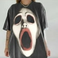 thumbnail image 1 of Halloween Face T-shirt, Halloween Shirt, Spooky Season Shirt 190620, 1 of 5