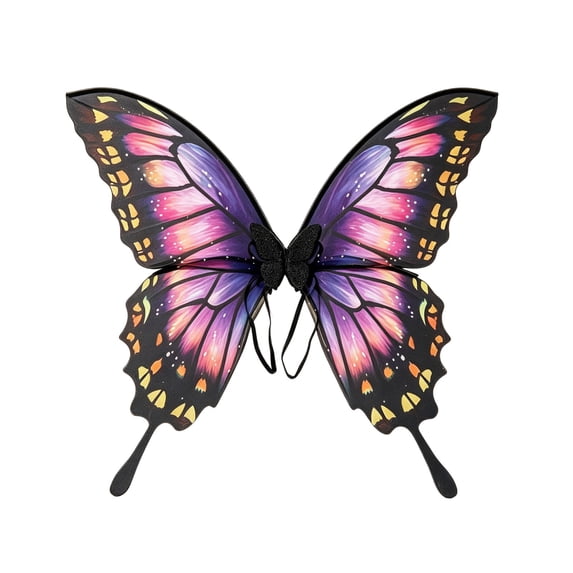 Halloween Fairy Wings, Multi-Color Props, Party Dress-Up Set, Transforms Costume Look and Adds Magical Flair for Themed Balls, Masquerade Nights and Cosplay Events.