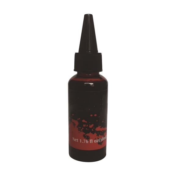 Halloween Fake Blood Makeup, Halloween, Halloween Props, Halloween Photo Props, 4.5X1.5X1.5 in Pointed Tip Plastic Squeeze Bottles for Vampire Themed Party Dress Up, Stage Special