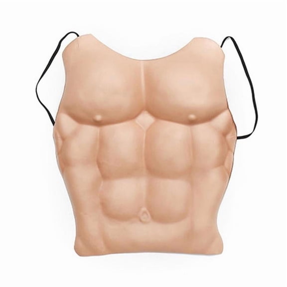 Halloween Fake Muscle Chest Foam Funny Cosplay Costume for Masquerade Party