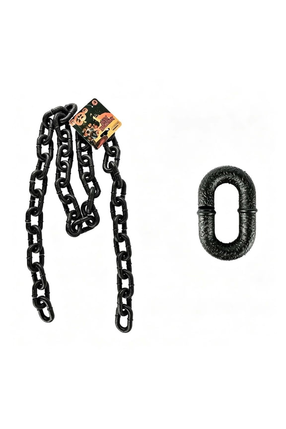 Halloween Fake Plastic Chain Prop Simulation Prison Chain Decor for House Party Wall Hanging Ornament