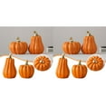 thumbnail image 1 of Halloween Fall Decorations Artificial Pumpkins - Realistic Mini Large Pumpkins for Outdoor Indoor Thanksgiving Harvest Festival Home Porch Table Centerpiece Decor, 1 of 5
