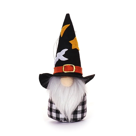 URMAGIC Handmade Rudolph Faceless Doll for Halloween Ornaments Home Table Dwarf Elf Plush Gnomes Decor