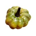 thumbnail image 1 of Halloween Fall Harvest Fake Small Pumpkin Crooked Shape Decoration for Window Display Desktop Ornament Green, 1 of 5