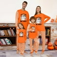 thumbnail image 1 of Halloween Family Matching Pajamas Set – Boo, Pumpkin & Fall Themed PJs for Couples, Mom, Dad – Long Sleeve Sleepwear & Loungewear, 1 of 5