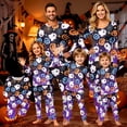 thumbnail image 1 of Halloween Family Matching Pajamas Sets, Halloween Family Ghost Bat Pumpkin Loungewear, Holiday Seasonal Party PJS Sleepwear, Halloween Home Relaxing Matching Cute Pjs Set Indoor, 1 of 7