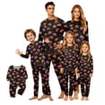 thumbnail image 1 of Halloween Family Matching Pajamas Sets, Halloween Family Moon Printed Loungewear, Spooky Season Holiday PJS Sleepwear, Seasonal Pajamas Casual Wear, Home Relaxation Wear Indoor Leisure, 1 of 4