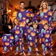 thumbnail image 1 of Halloween Family Matching Pajamas Sets, Halloween Family Spooky Loungewear Indoor, Pumpkin Ghost Holiday PJS Sleepwear, Seasonal Halloween Party Family for Home Relaxing Casual Daily Wear, 1 of 7