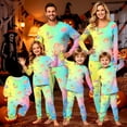 thumbnail image 1 of Halloween Family Matching Pajamas Sets, Halloween Ghost Family Loungewear Indoor, Holiday Spooky PJS Sleepwear, Home Relaxing Casual Daily Family Wear for Seasonal Halloween Party, 1 of 5