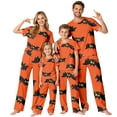 thumbnail image 1 of Halloween Family Pajamas Matching Set - Soft 2 Piece Long Sleeve Top & Pants Sleepwear, Halloween Bat Print Short Sleeve Sleepwear for Family for 4 Years Pjs, 1 of 6