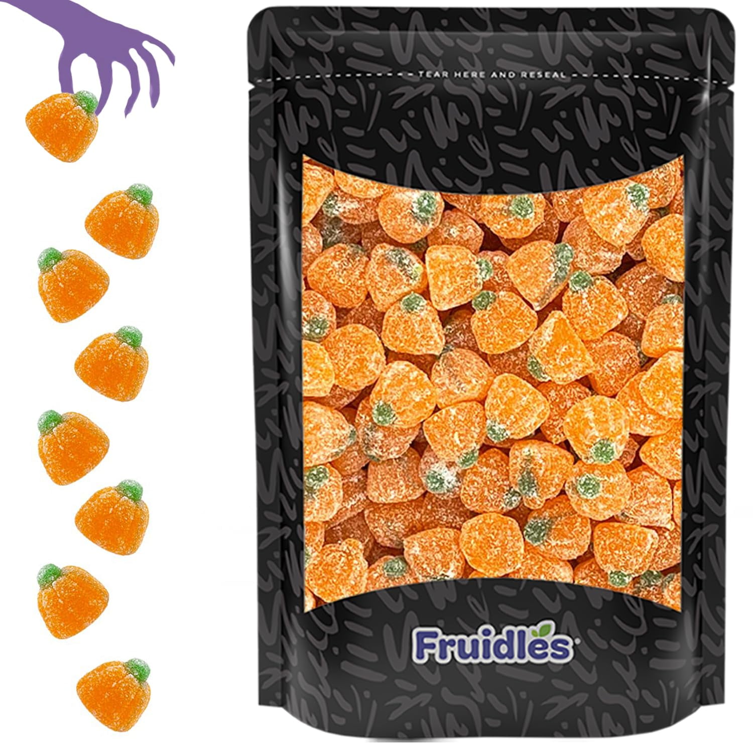 Halloween Fancy Jelly Pumpkins, Delicious Gummy Candy, GlutenFree, Fun