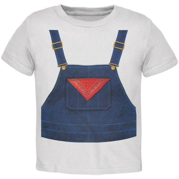 Halloween Farmer Overalls Costume Toddler T-Shirt - 2T