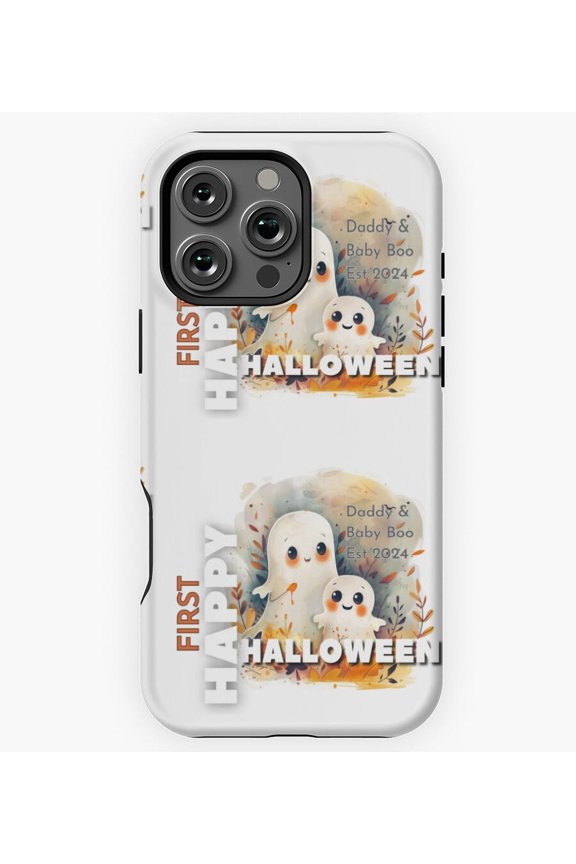 Halloween Father Matching Shirts Dad Child first Halloween Shirt for Dad Ghost Family Tshirts Mom and Dad Matching Halloween Shirts GA8796 Phone Case for iPhone 11 to 17 Pro Max