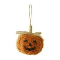 thumbnail image 1 of Halloween Felt Pumpkins Ornaments 3D Evil Pumpkin Hanging Ornaments 3.35inch Fabric Pumpkins Tree Crafts for Fall Thanksgiving Home Farmhouse Harvest Party Decor (1 PCS), 1 of 4