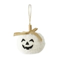 thumbnail image 1 of Halloween Felt Pumpkins Ornaments 3D Evil Pumpkin Hanging Ornaments 3.35inch Fabric Pumpkins Tree Crafts for Fall Thanksgiving Home Farmhouse Harvest Party Decor (1 PCS), 1 of 4