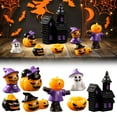 thumbnail image 1 of Halloween Figurine Decorations Mini Miniatures Resin Garden Pumpkin Statue Ornaments Indoor Outdoor Scary Halloween Decor Accessories Party Supplies Table Crafts, 1 of 3