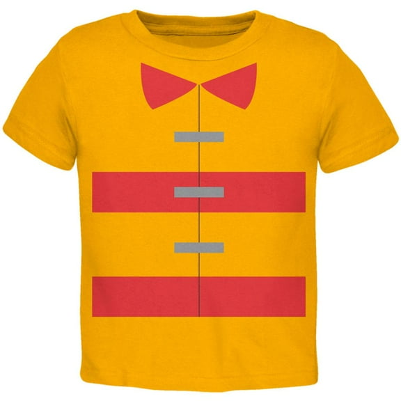 Halloween Fireman Costume Gold Toddler T-Shirt - 2T