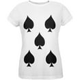 thumbnail image 1 of Halloween Five of Spades Card Soldier Costume All Over Womens T Shirt Multi SM, 1 of 2