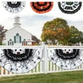 thumbnail image 1 of Halloween Flag Halloween Bunting Halloween Flag Bunting Flags Outdoor Halloween Buntings for Outside Halloween Fan Flags Banners Halloween Courtyard Fences Wall Hangings Indoor and Outdoor Decoration, 1 of 7