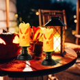 thumbnail image 1 of Halloween Flameless Candles Lighted Lamp Decorations Indoor, Battery Operated Pumpkin Skull Candlestick Light Ghost Flameless Candles Table Centerpiece for Halloween Celebration Party Home Decor, 1 of 6