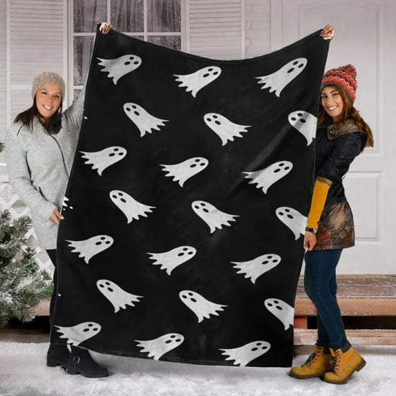 Halloween Flannel Blanket A Size 130 × 150Cm Polyester Blanket, Flannel Multi-color