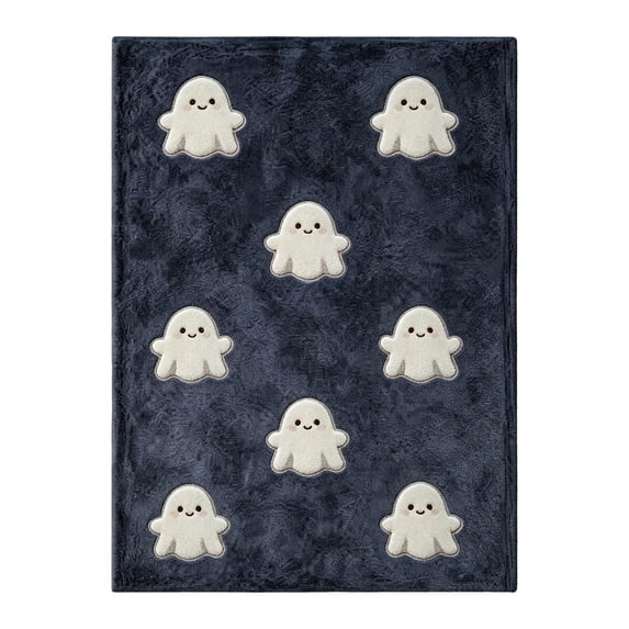 Halloween Flannel Throw Blanket, 59.05In X 78.74In, Soft Pastoral Halloween Fleece Cover, Light‑Weight Cozy Piece For Sofa, Camping & Living Room