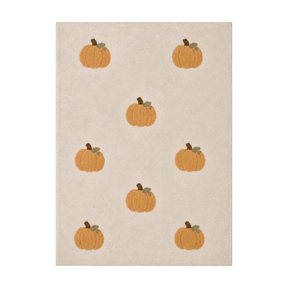 Halloween Flannel Throw Blanket - Soft Festive Printed Decorative Blanket,Embossed Pumpkin Blanket, for Thanksgiving and Halloween Home, Sofa, Couch, Bed Decor,39.3x59 Inch