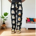 thumbnail image 1 of Halloween Flannel pajama pants for women's autumn and winter new thickened and fleece warm casual home pants, walking pants, 1 of 5